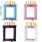 2pcs Birthday Photo Frame Balloons – Selfie Booth Party Props Party Balloon Props Richie's