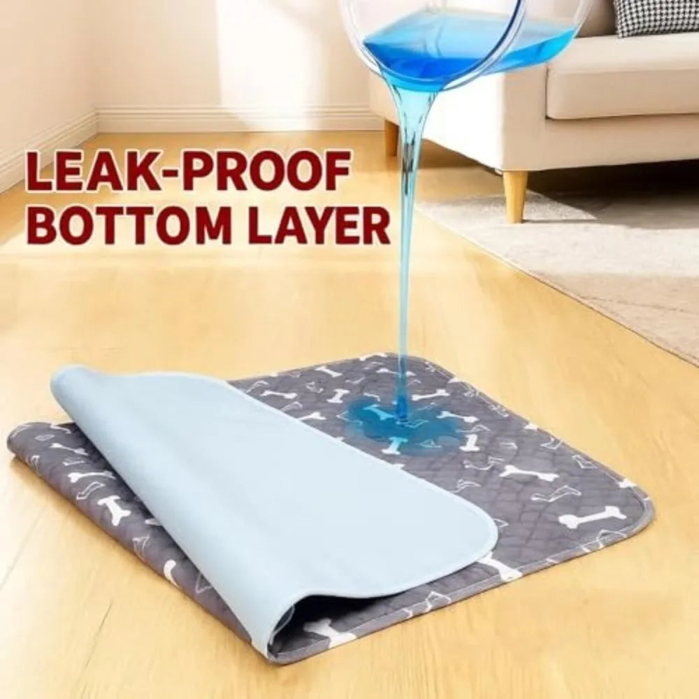Washable Puppy Pee Pad – Waterproof Reusable Dog Training Mat Pet Training Pad Richie's