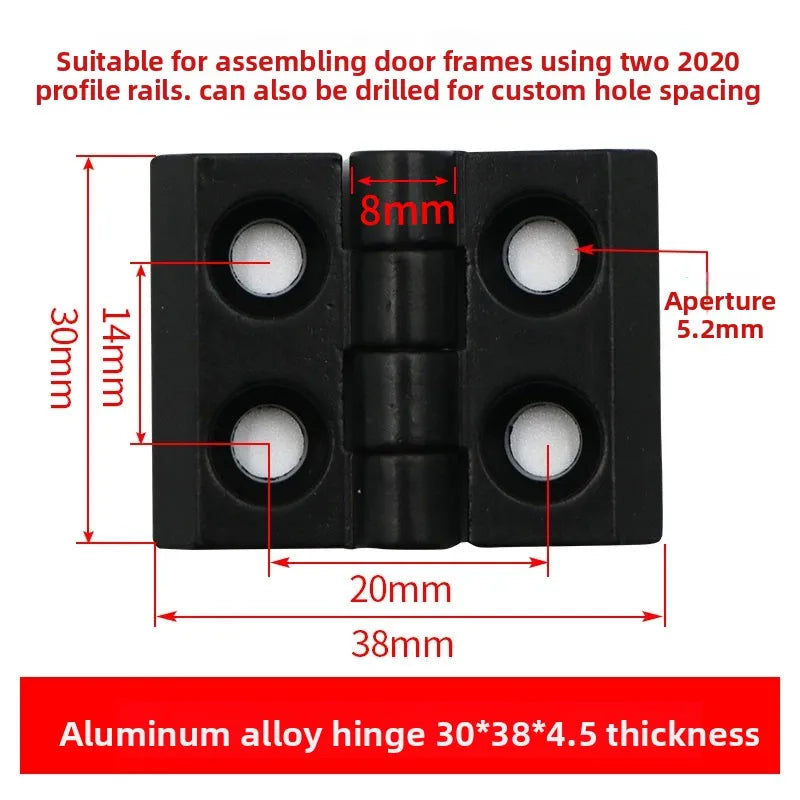 Aluminum Gun Stock Hinges 2020/3030/4040/5050 – Doors & Cabinets