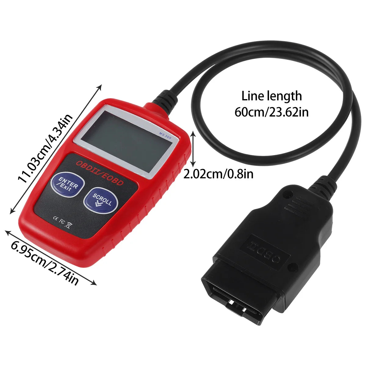 OBD2 Car Fault Code Reader & Engine Diagnostic Scanner OBD2 Diagnostic Scanner Richie's