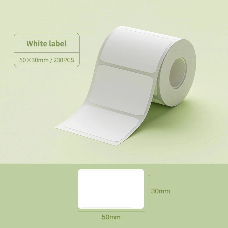 Niimbot B1/B21 Thermal Label Maker – Waterproof Sticker Printer Thermal Label Printer Richie's 5030-White