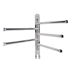 Stainless Steel Swivel Towel Rack – Wall Mounted Double Bar Swivel Towel Rack Richie's