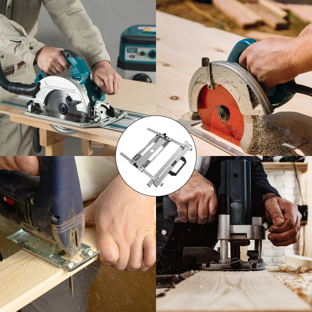 Circular Saw Edge Guide Positioner – Adjustable Cutting Rail Circular Saw Guide Richie's