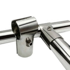 25mm Tube Connector Pipe Joint Clamp for Clothes Rack & Shelving Pipe Joint Connector Richie's