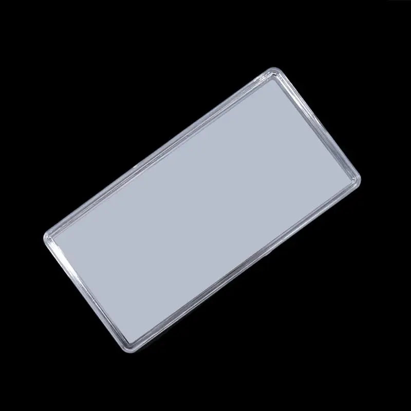 Clear Plastic Banknote Protective Case | Currency Collector Holder Banknote Collector Case Richie's Transparent 1PC