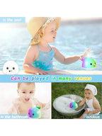 Light Up Whale Baby Bath Toy Sprinkler for Toddlers 0–3 Baby Bath Toy Richie's