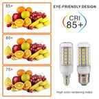 E27 LED Corn Bulb 72LEDs 5730SMD 220V 6000K Cool White LED Corn Bulb Richie's