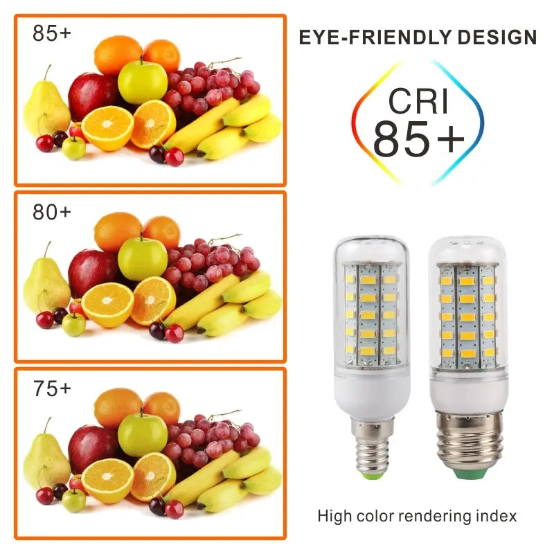 E27 LED Corn Bulb 72LEDs 5730SMD 220V 6000K Cool White LED Corn Bulb Richie's