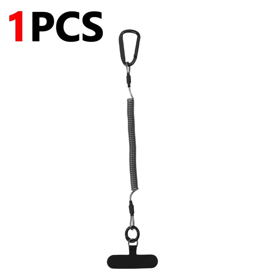 Retractable Phone Lanyard Quick Release Buckle – Micro USB 0.3m Phone Safety Lanyard Richie's 1PCS