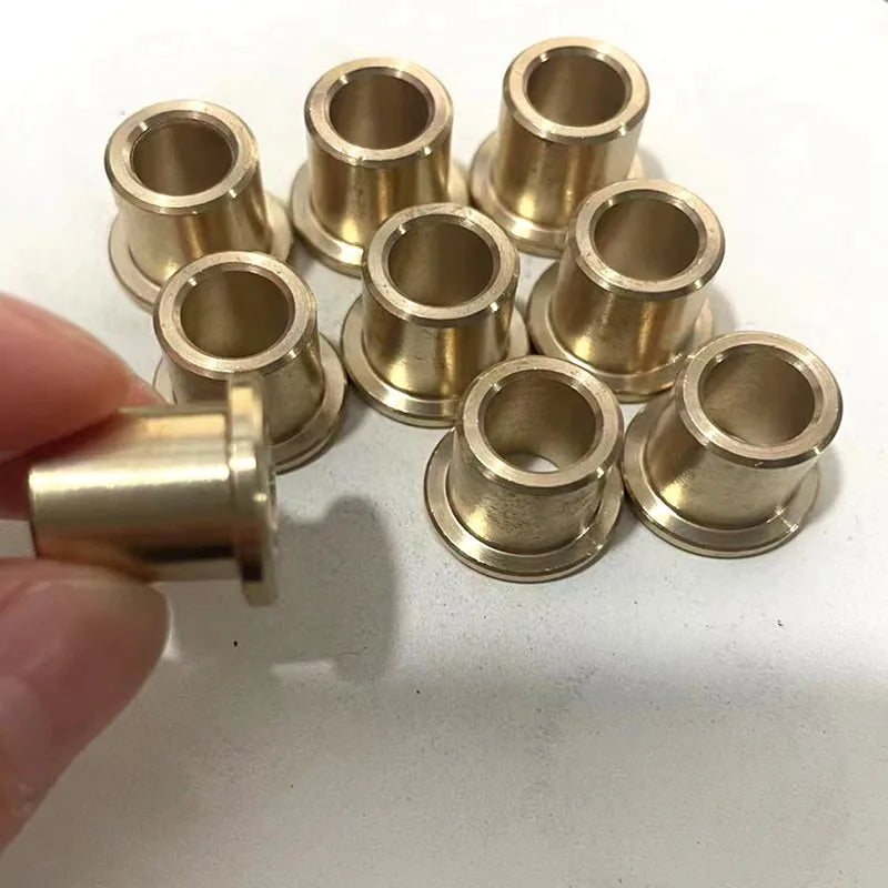 10PCS Flange Self-Lubricating Copper Bushing Oil Bearing Guide Sleeve Flange Copper Bushing Richie's