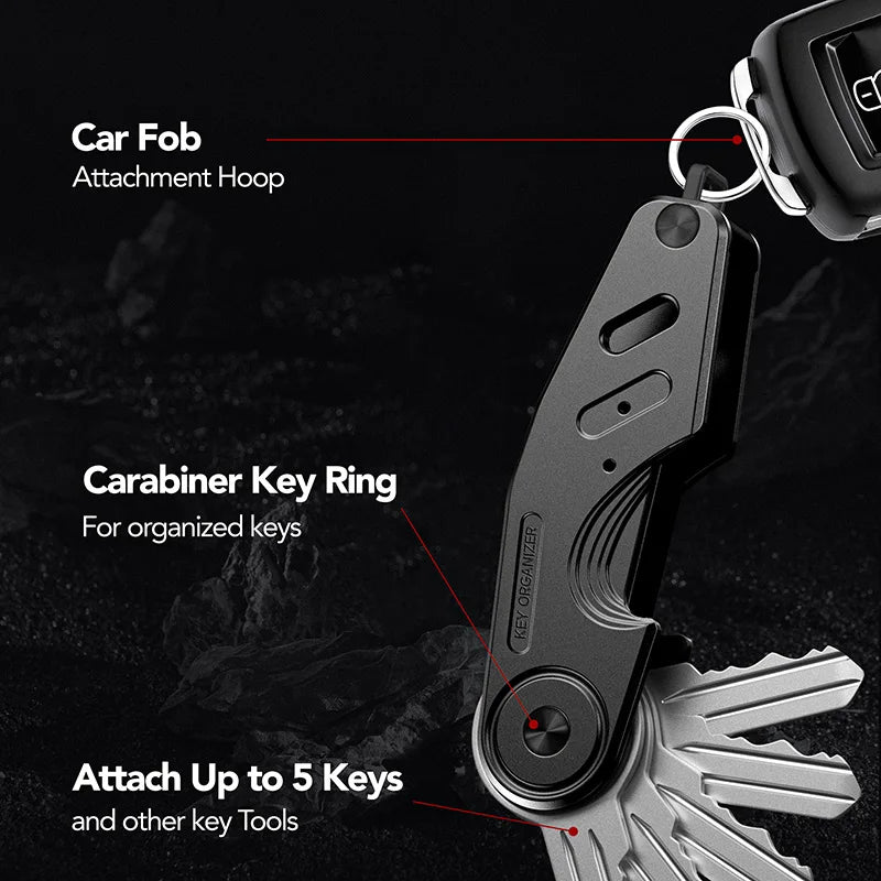Zeeker Retro Bronze Folding Key Organizer | Zinc Alloy Holder Key Organizer Richie's