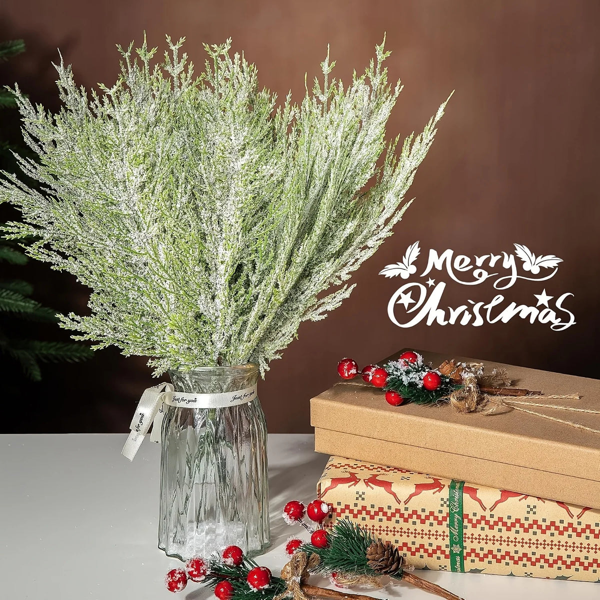 5pcs Artificial Pine Branch Picks – Christmas Wreath & Craft Christmas Craft Picks Richie's