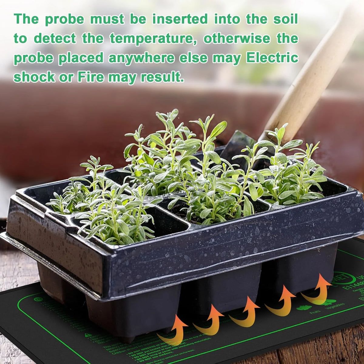 Seedling Heat Mat with Digital Thermostat – Germination Pad Seedling Heat Mat Richie's