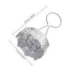 100Pcs Iron Bauble Caps – Christmas Ornament Replacement Tops Ornament Caps Richie's Silver other