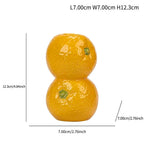 Ceramic Fruit Candle Holder Vase – Strawberry Lemon Orange Ceramic Candle Holder Richie's B