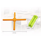 Folding Silicone Cross Placemat – Pot Pad & Phone Stand Silicone Trivet Mat Richie's