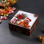 Cartoon Christmas Tinplate Candy Gift Box – Square Xmas Tin Christmas Tin Box Richie's
