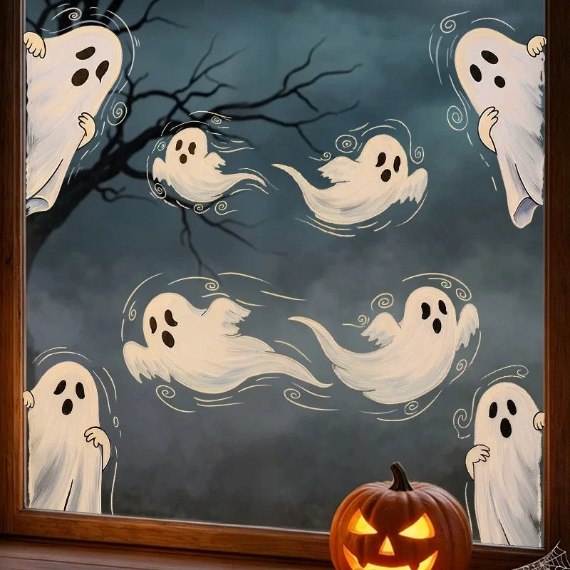 Halloween Ghost Window Sticker – Static Cling Decoration Window Sticker Richie's