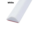 Silicone Shower Water Stopper – Self-Adhesive Bathroom Flood Dam Shower Water Stopper Richie's White 1M