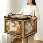 Cute Cat Foldable Storage Box – Zipper Clothes & Bedding Organiser Foldable Storage Box Richie's