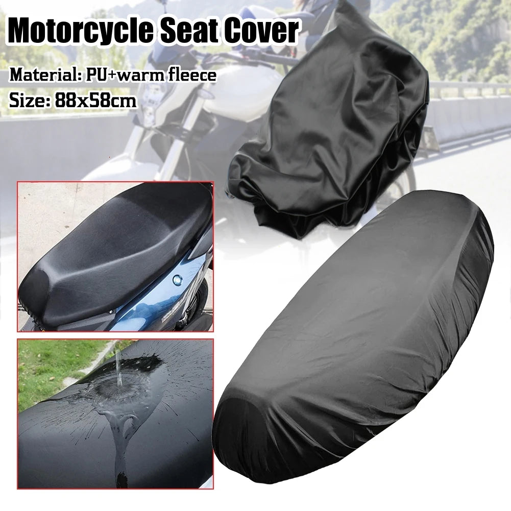 Waterproof Motorcycle Seat Cover UV & Dust Protector – PU Leather Motorcycle Seat Cover Richie's