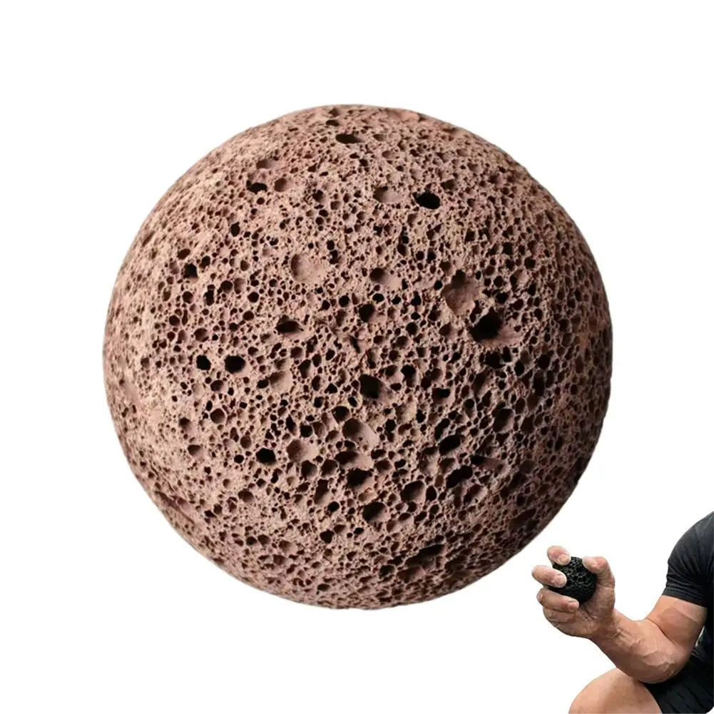 Volcanic Rock Grip Ball – Hand Strength & Finger Trainer Grip Strength Trainer Richie's Red