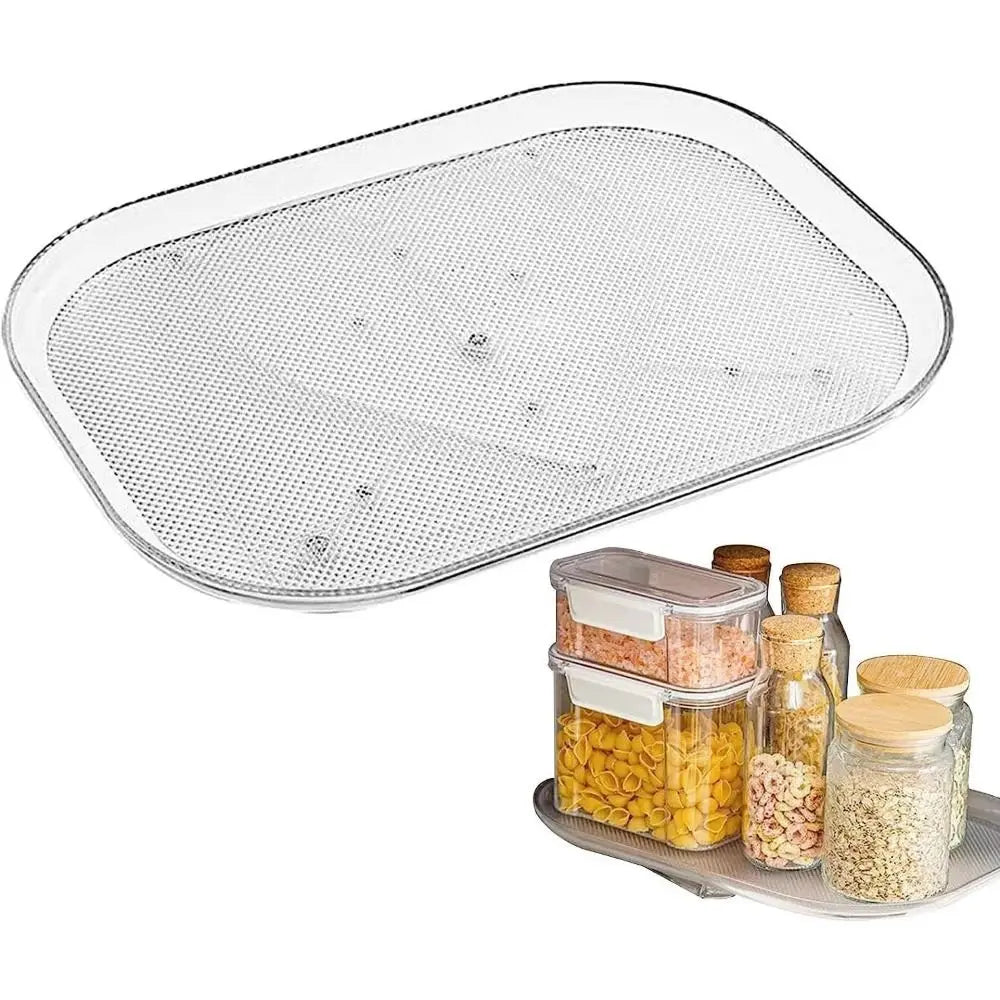 360° Rotating Storage Tray – Non-Slip Spice Turntable Rotating Kitchen Organizer Richie's