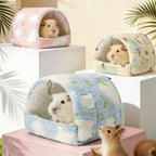 Hanging Plush Bird Nest – Cozy Cotton Hut for Parrots & Hamsters Bird Nest Hut Richie's