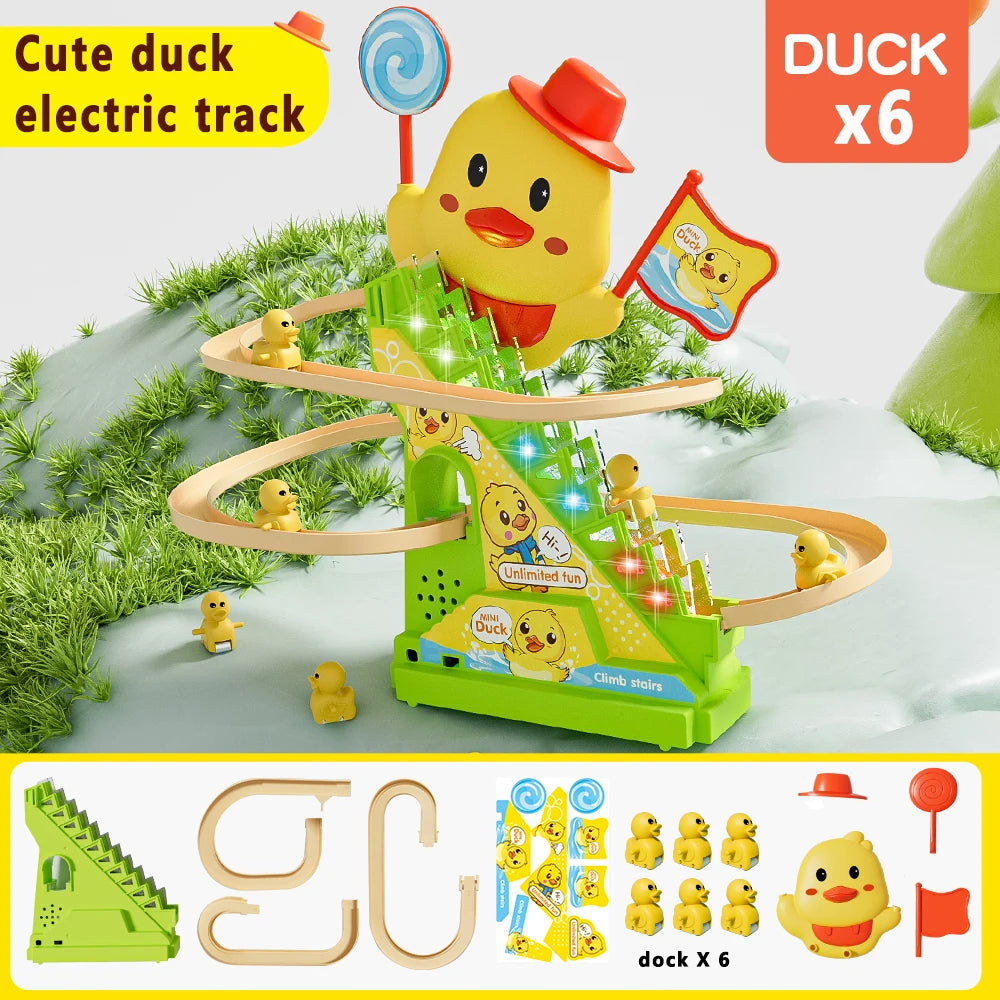 Sliding Duck Track Toy with Music & Lights | Kids Learning Toy Educational Kids Toy Richie's 668-50 Dock6
