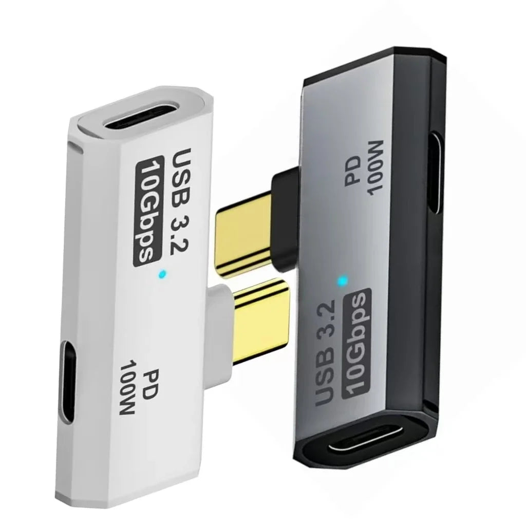 L-Shape USB-C Adapter 100W PD Fast Charge & 10Gbps | FUCHU USB-C Adapter Richie's