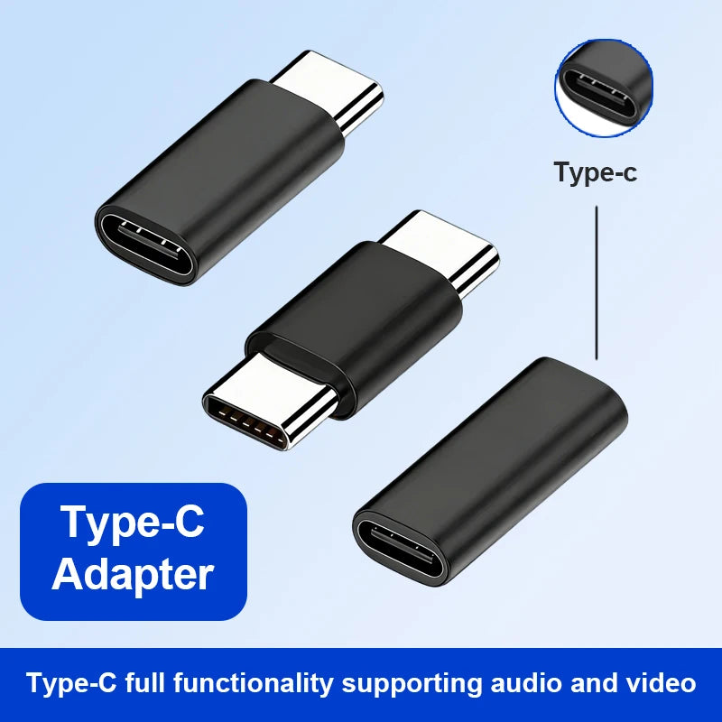 USB-C Female-to-Female & Male-to-Male Adapter with PD USB-C Adapter Richie's