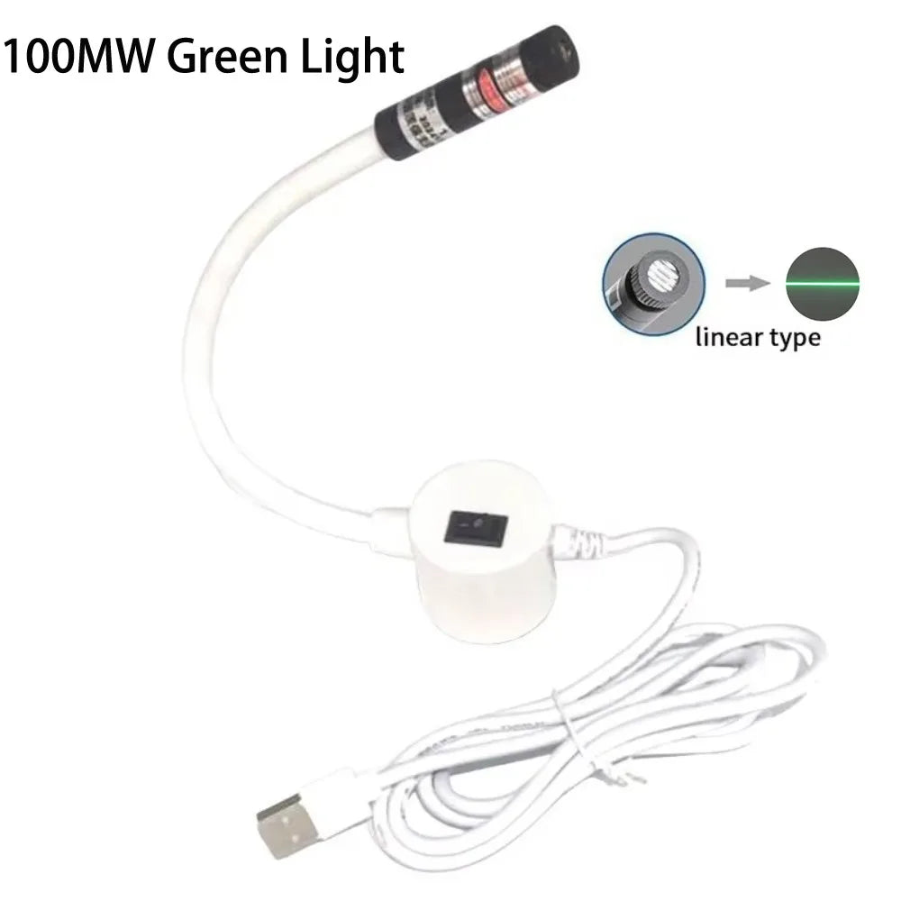 Magnetic Quilting Laser Guide Light – USB Dot Cross Line Sewing Quilting Laser Guide Richie's green 100MW lien