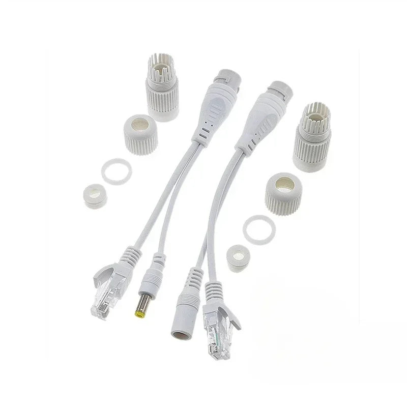 Passive PoE Splitter & Injector Cable Adapter 12-48V IP Camera PoE Adapter Cable Richie's
