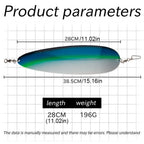 Trolling Fishing Flasher Diving Flash Board for Salmon 280mm Fishing Flasher Lure Richie's