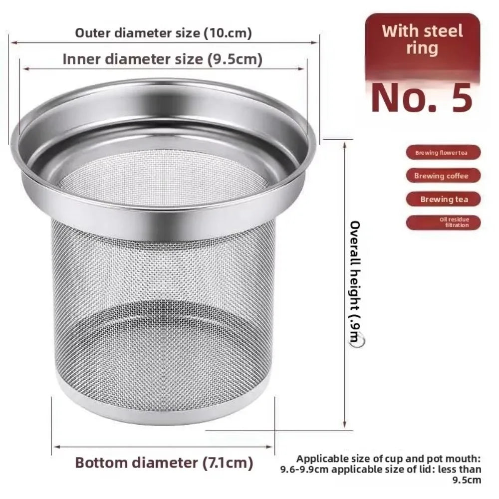 Stainless Steel Tea Strainer & Reusable Coffee Filter Infuser Tea Strainer Infuser Richie's B-5