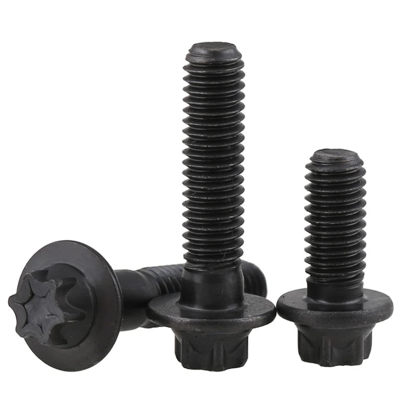 Grade 12.9 Carbon Steel Flange Torx Bolts M5 M6 Hex Screws Flange Torx Bolt Richie's