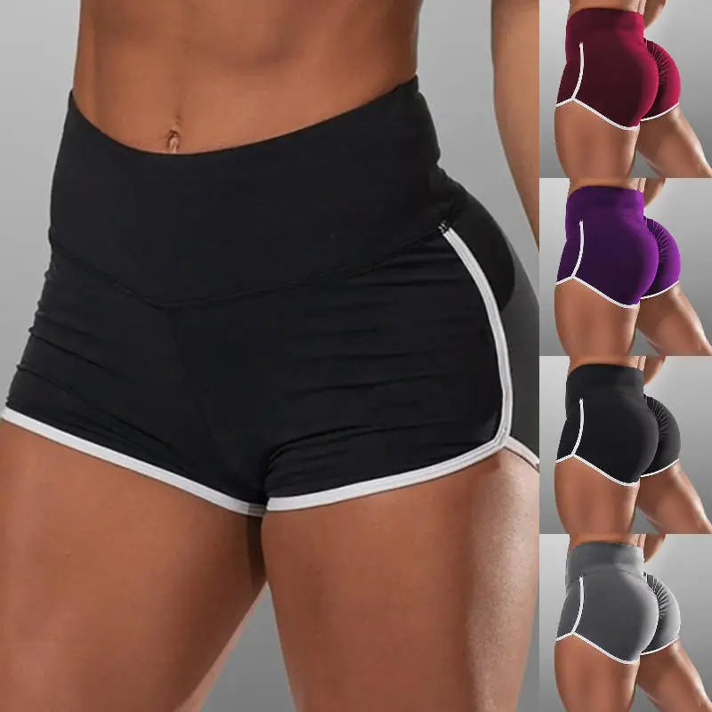 Women's Stretchy Yoga Shorts – Slim Fit Low Waist Gym Shorts Women's Yoga Shorts Richie's