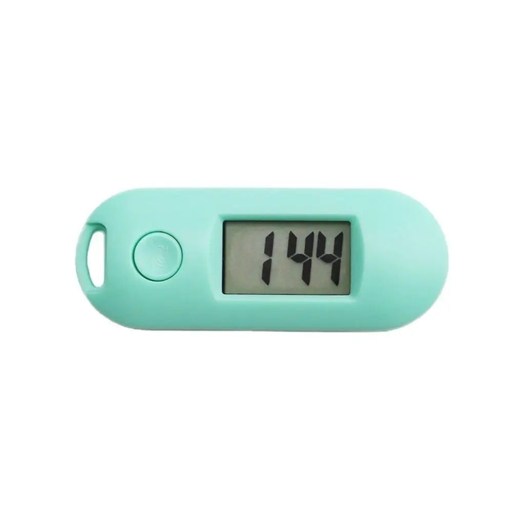 Mini LCD Keychain Clock Luminous Backlight Digital Watch Mini Keychain Clock Richie's Green