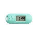 Mini LCD Keychain Clock Luminous Backlight Digital Watch Mini Keychain Clock Richie's Green