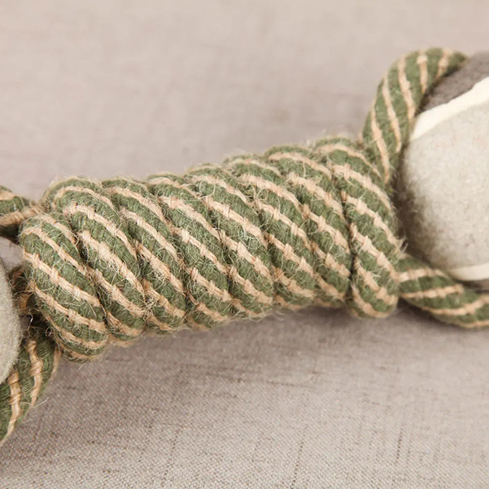 Cotton Rope Dumbbell Dog Chew Toy – Puppy Dental Knot Dog Rope Chew Toy Richie's Default Title