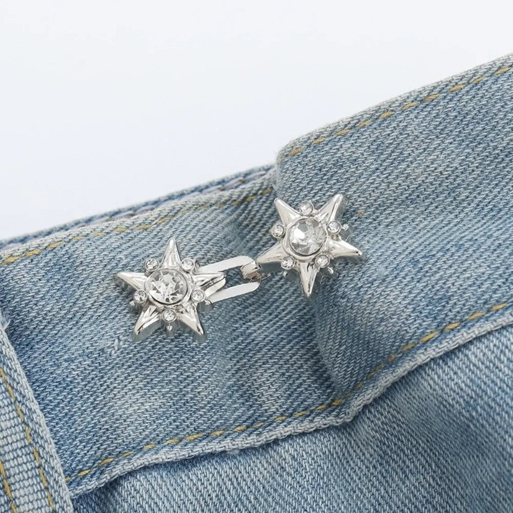 Star & Butterfly Jeans Waist Adjuster Pins – Metal Buttons Waist Adjuster Pins Richie's 6