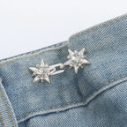 Star & Butterfly Jeans Waist Adjuster Pins – Metal Buttons Waist Adjuster Pins Richie's 6