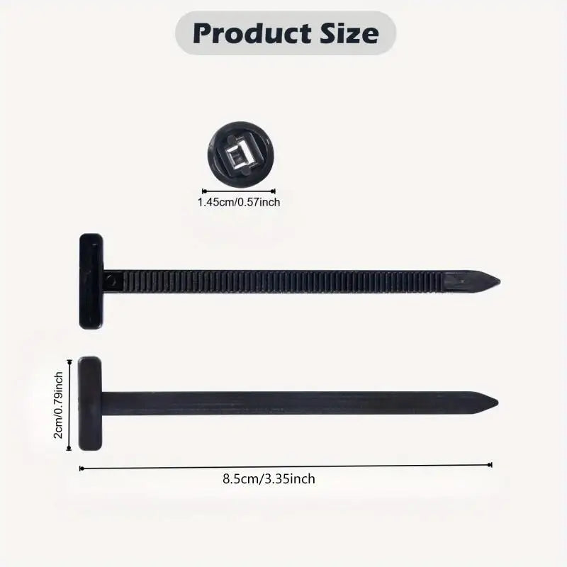 Heavy Duty UV Resistant Self-Locking Car Cable Zip Ties 50/100pc Cable Tie Fasteners Richie's