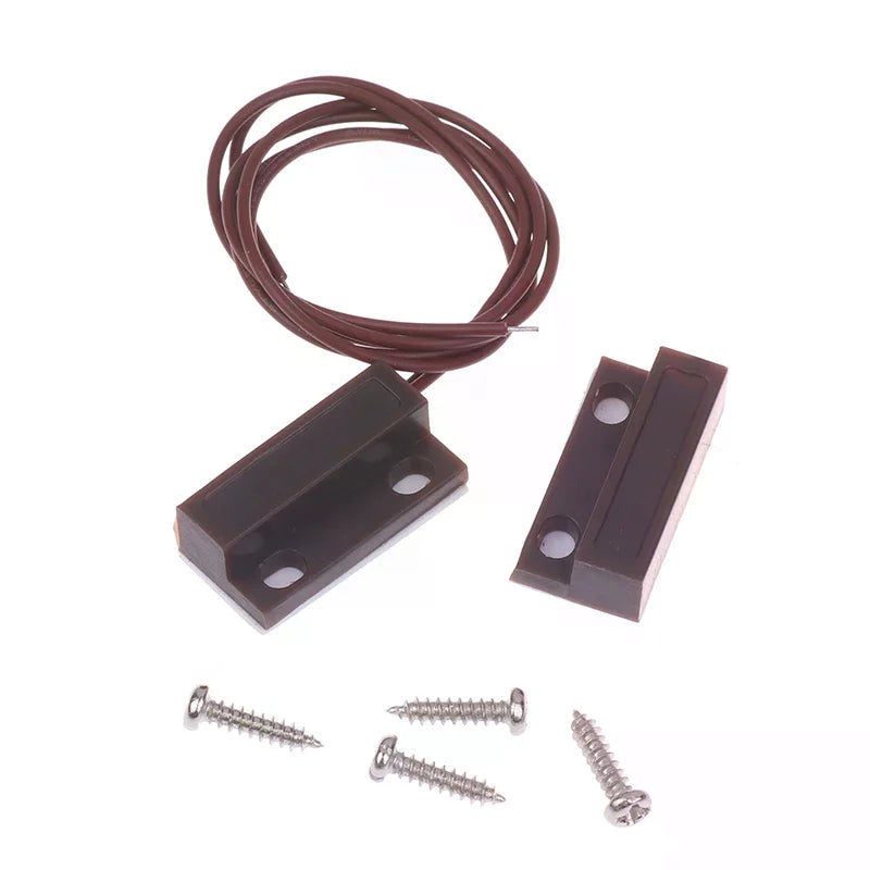 MC-38A Wired Door Window Magnetic Sensor Reed Switch NC/NO Magnetic Door Sensor Richie's