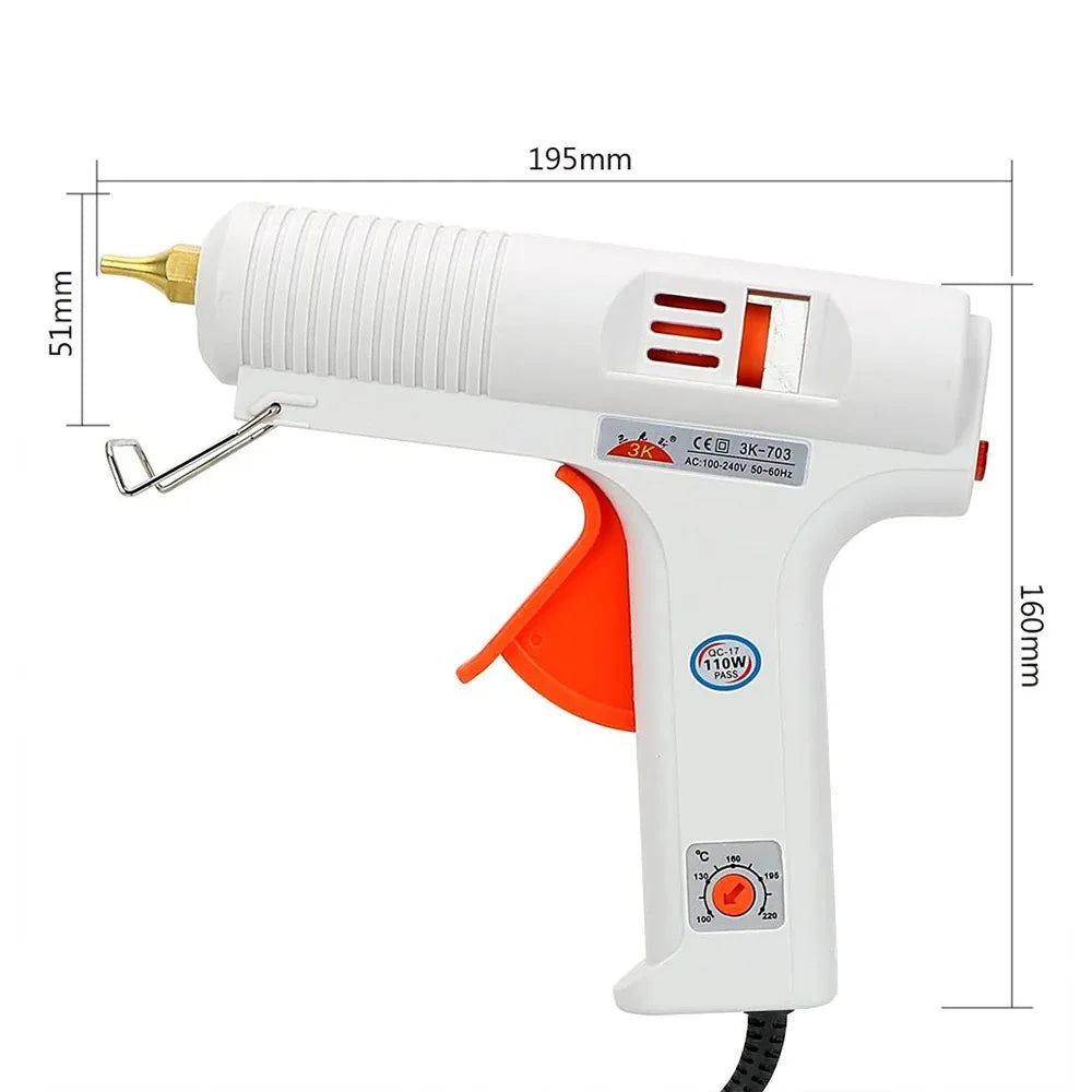 FATCOOL 110W Hot Melt Glue Gun 11mm Adjustable Temperature Hot Melt Glue Gun Richie's