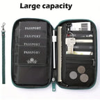 Family Travel Passport Wallet & Document Organizer Travel Passport Wallet Richie's