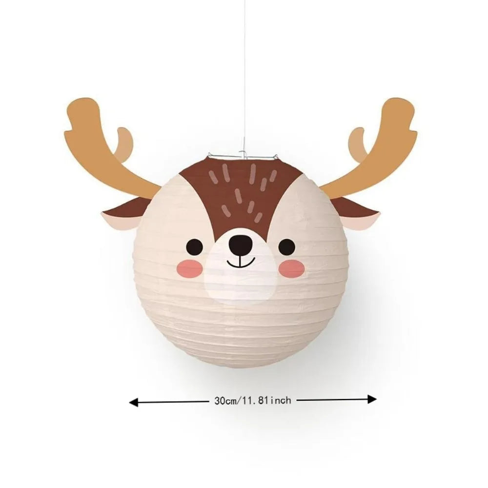 Cartoon Christmas Hanging Lanterns – Deer, Penguin & Santa Christmas Hanging Lantern Richie's