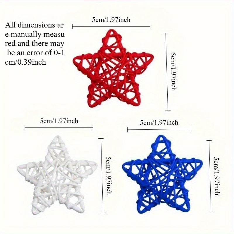 Woven Rattan Star Ornaments – Holiday & Home Window Décor Hanging Star Ornament Richie's