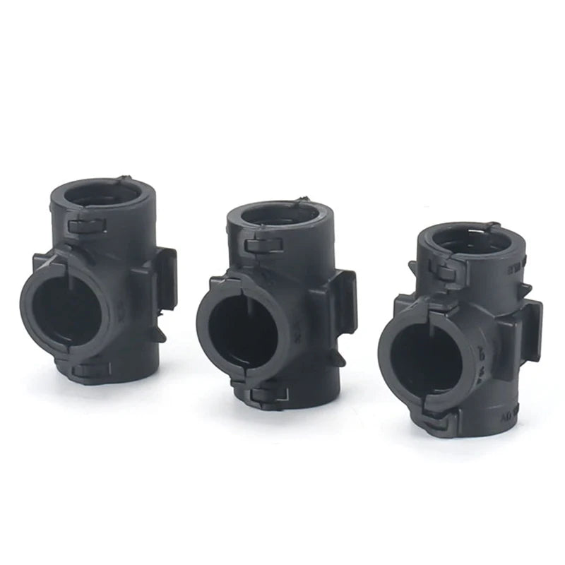 5Pcs T/Y-Shape Three-Way Corrugated Hose Wiring Connector Wiring Harness Connector Richie's