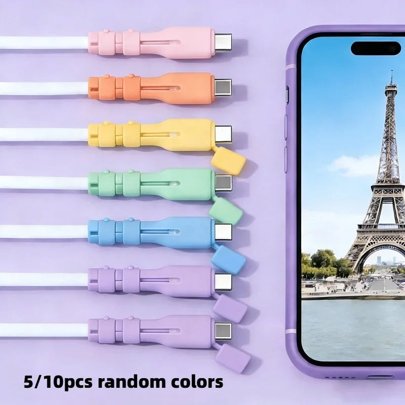 USB-C Cable Protectors Silicone Anti-Break Sheaths 5/10 Pack Cable Protector Richie's